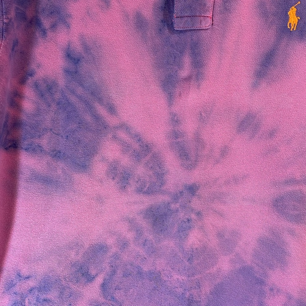 Ralph Lauren men Large 100% cotton artisan dyed. One of a kind! Polo - Picture 4 of 17